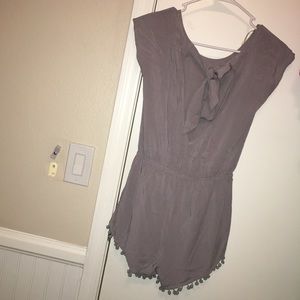 Gray Romper